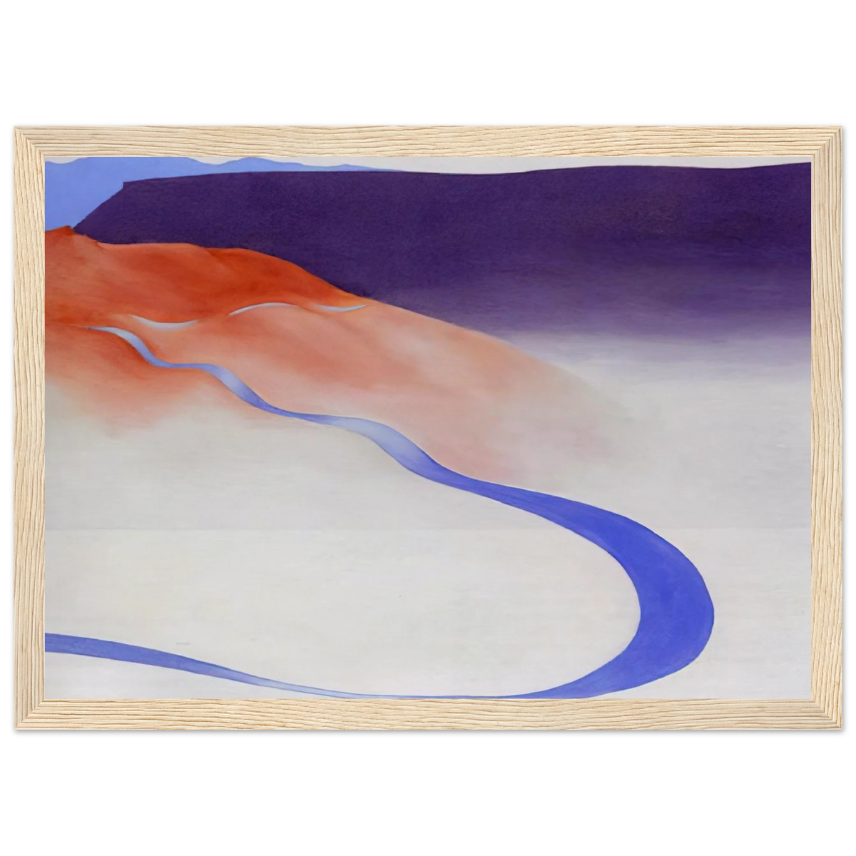 Road to the Ranch Framed Poster | Georgia O'Keeffe Framed Prints Wall Art | Georgia O Keeffe Prints