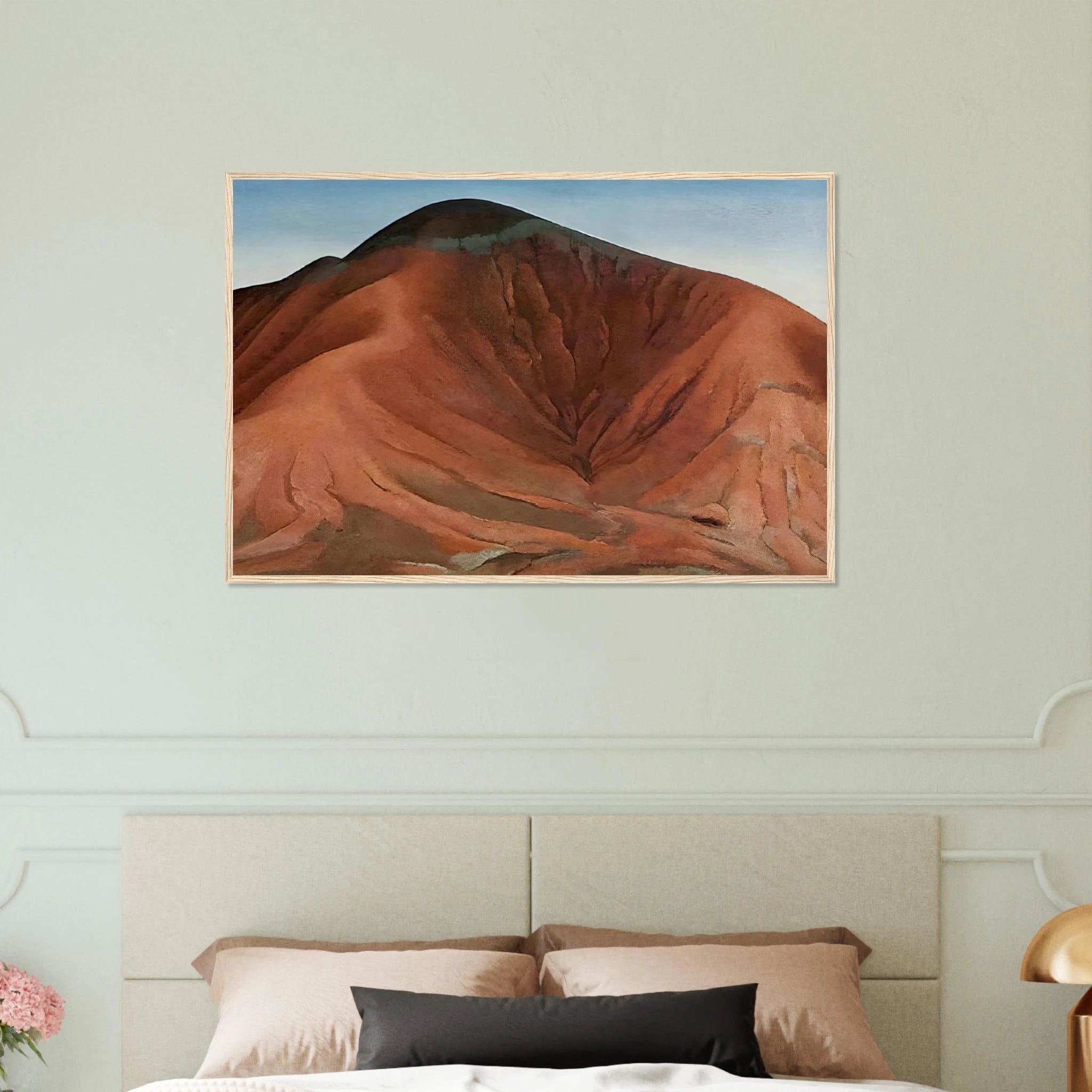 Small Purple Hills Framed Poster | Georgia O'Keeffe Framed Prints Wall Art | Georgia O Keeffe Prints