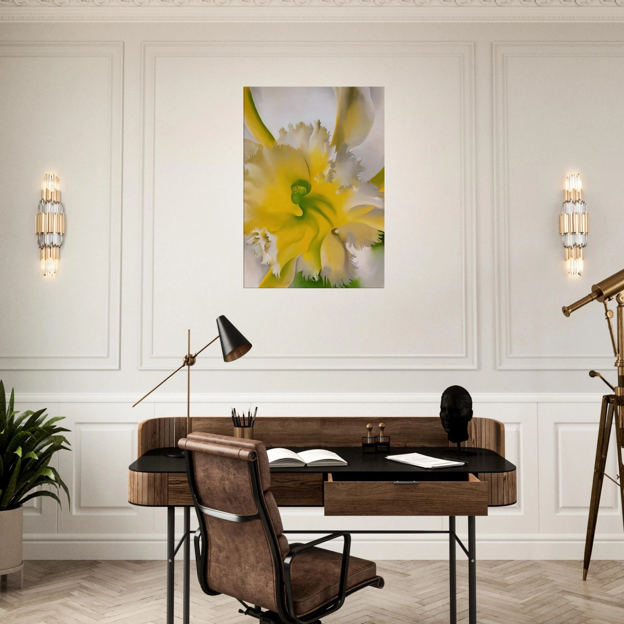 An Orchid Canvas | Georgia O'Keeffe Canvas | Georgia O Keeffe Prints