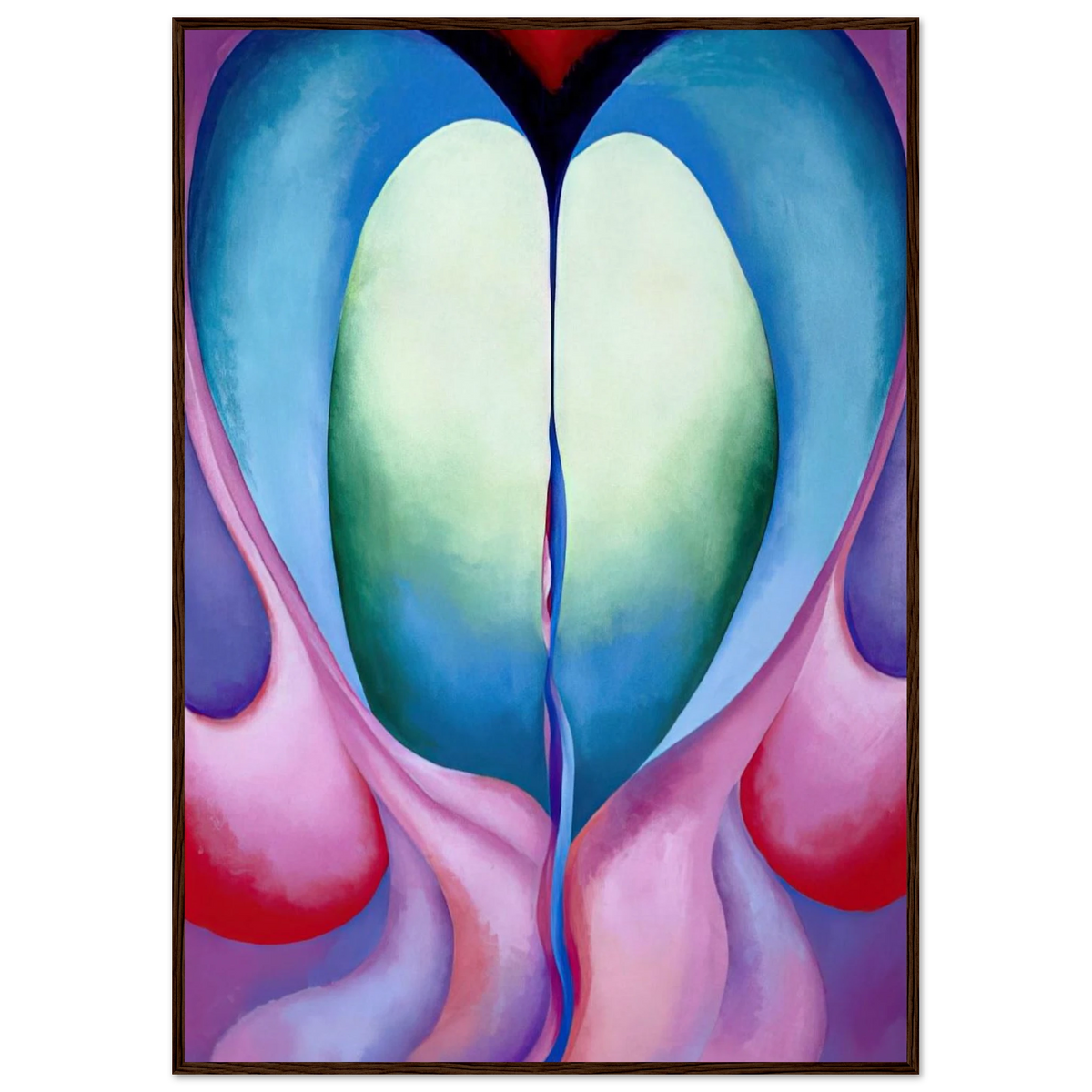 Series I, No. 8 Framed Poster | Georgia O'Keeffe Framed Prints Wall Art | Georgia O Keeffe Prints