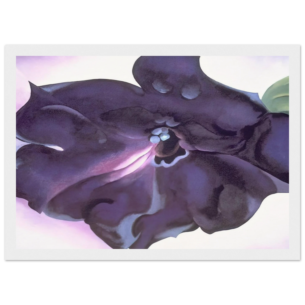 Petunia Framed Poster | Georgia O'Keeffe Framed Prints Wall Art | Georgia O Keeffe Prints