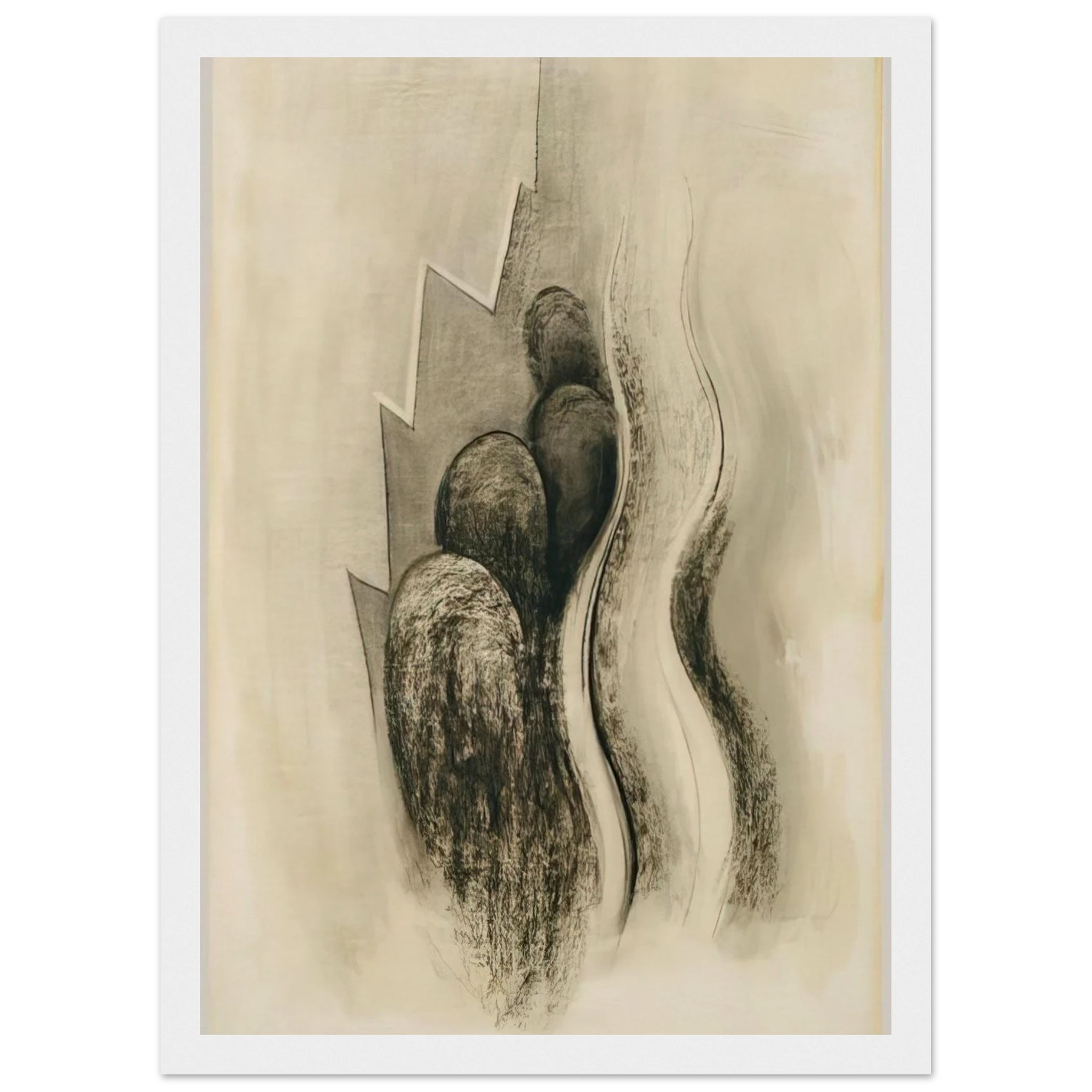 Drawing XIII Framed Poster | Georgia O'Keeffe Framed Prints Wall Art | Georgia O Keeffe Prints