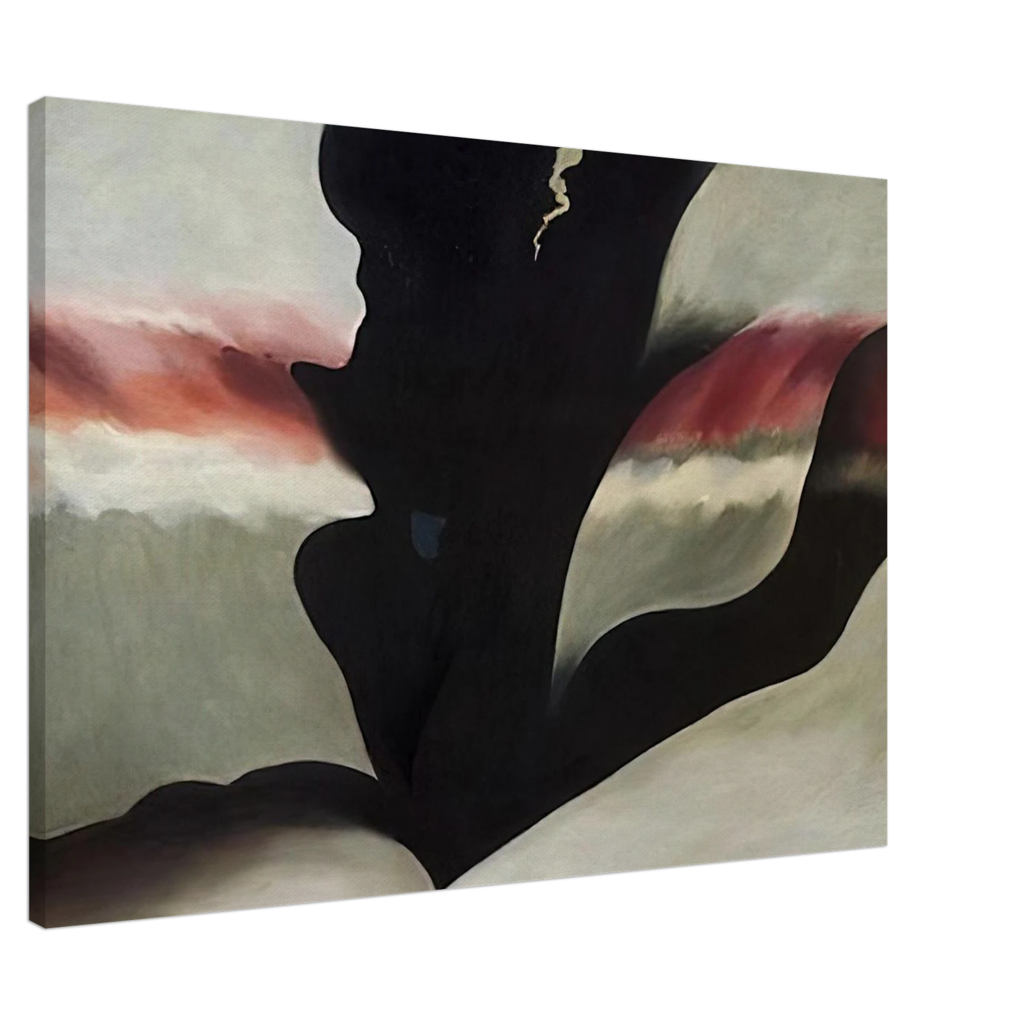 Black Place Green Canvas | Georgia O'Keeffe Canvas | Georgia O Keeffe Prints