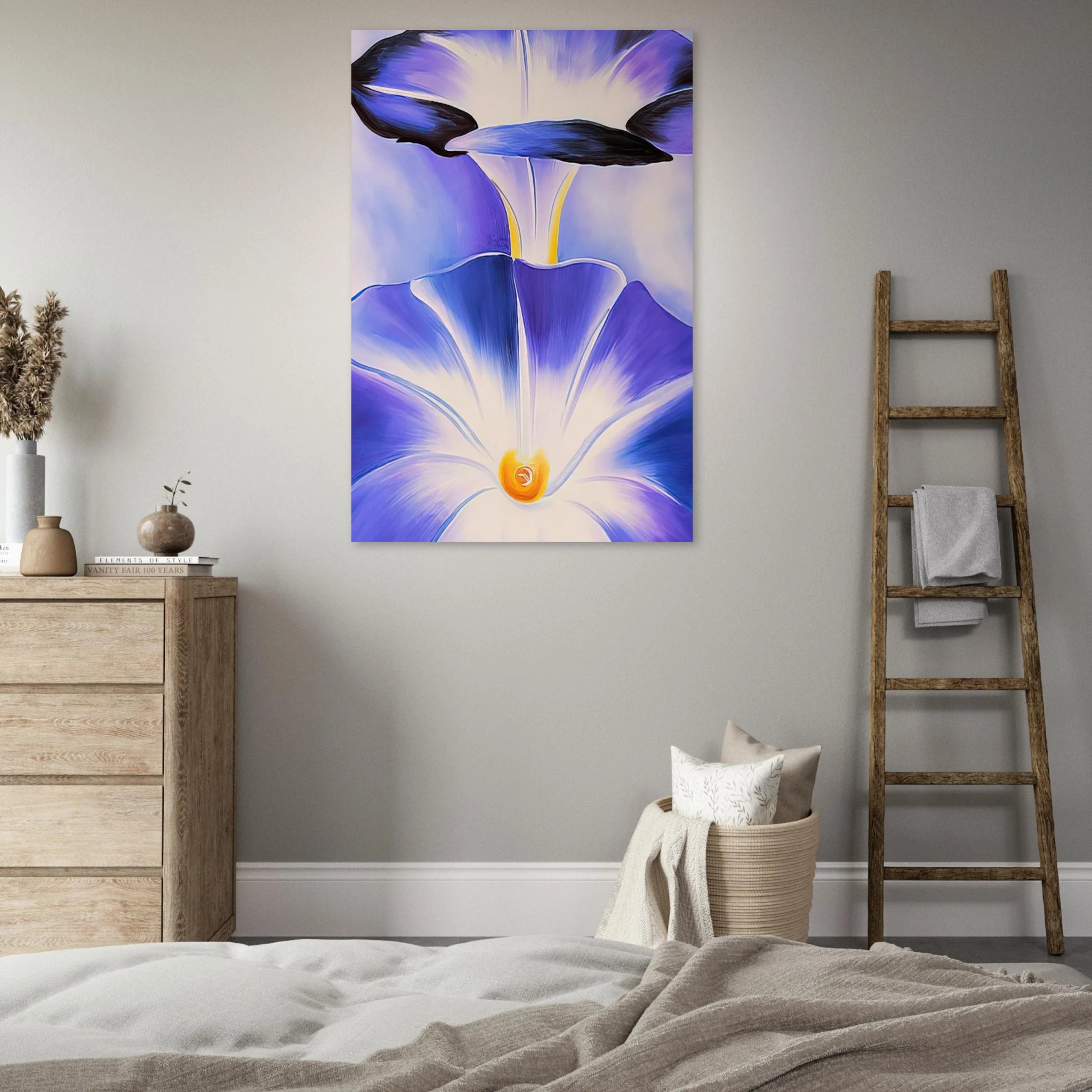 Blue Morning Glories Poster | Georgia O'Keeffe Poster | Georgia O Keeffe Prints