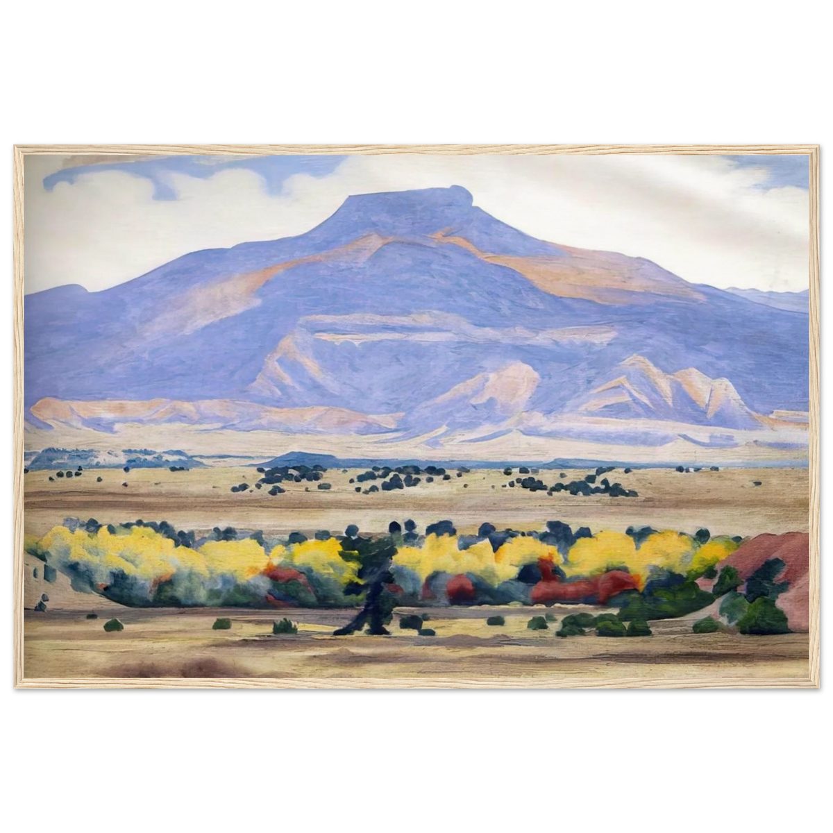 Pedernal Framed Poster | Georgia O'Keeffe Framed Prints Wall Art | Georgia O Keeffe Prints