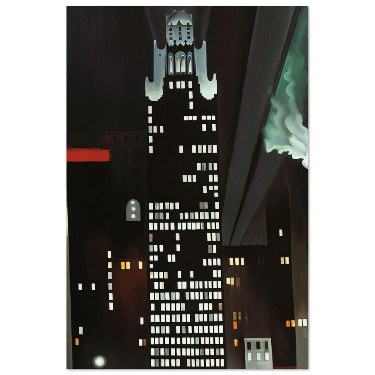 Radiator Building - Night, New York Poster | Georgia O'Keeffe Poster | Georgia O Keeffe Prints