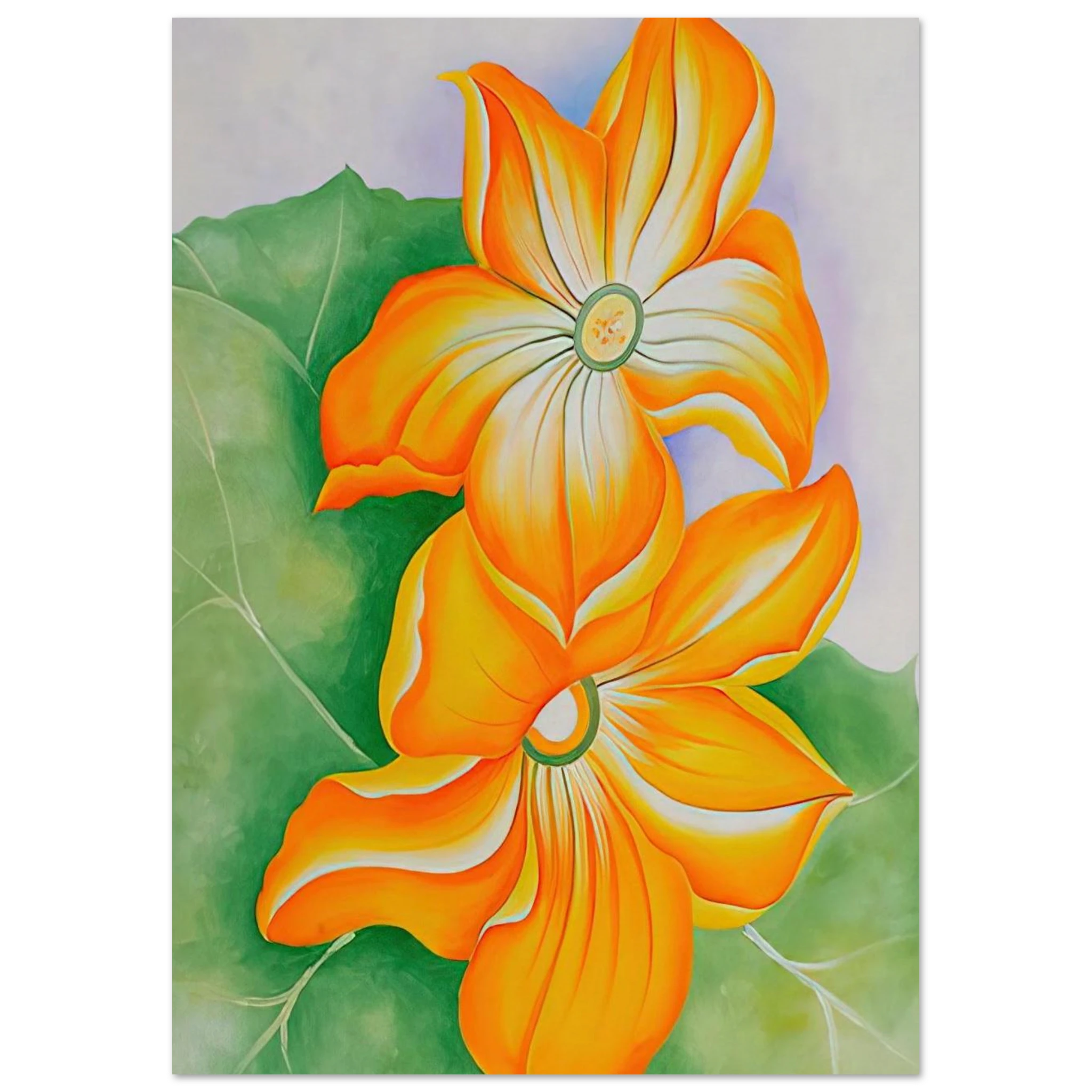 Squash Blossoms Poster | Georgia O'Keeffe Poster | Georgia O Keeffe Prints