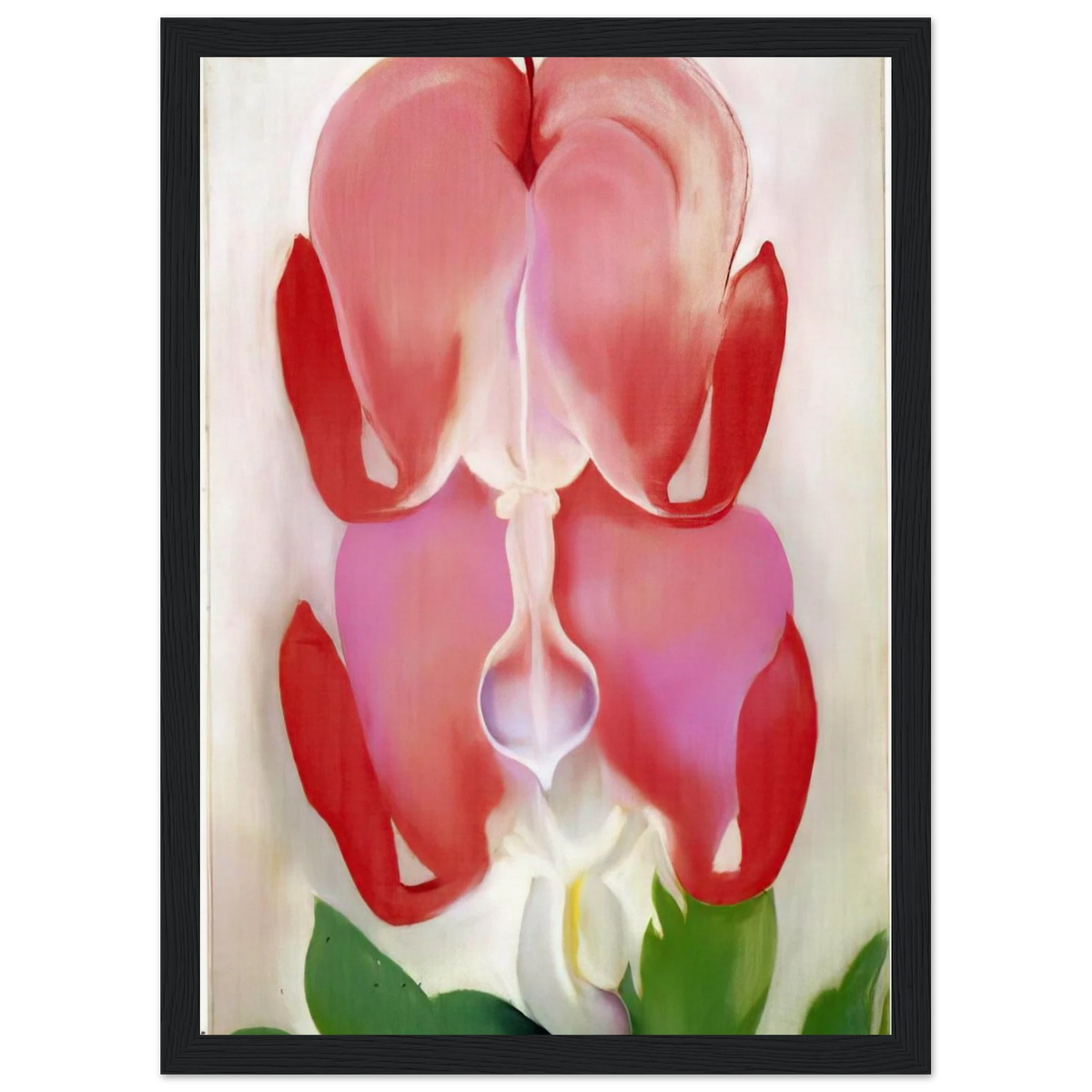 Bleeding Heart Framed Poster | Georgia O'Keeffe Framed Prints Wall Art | Georgia O Keeffe Prints