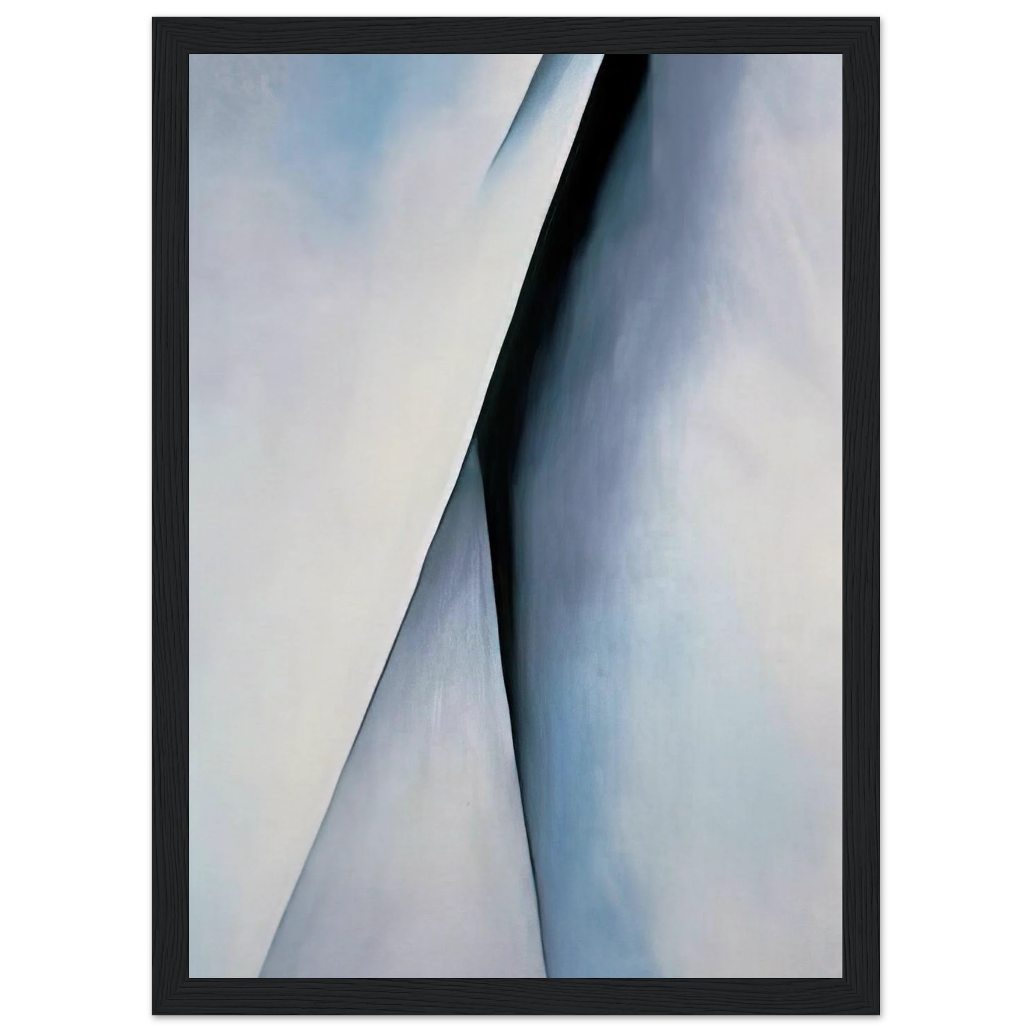 Abstraction White Framed Poster | Georgia O'Keeffe Framed Prints Wall Art | Georgia O Keeffe Prints