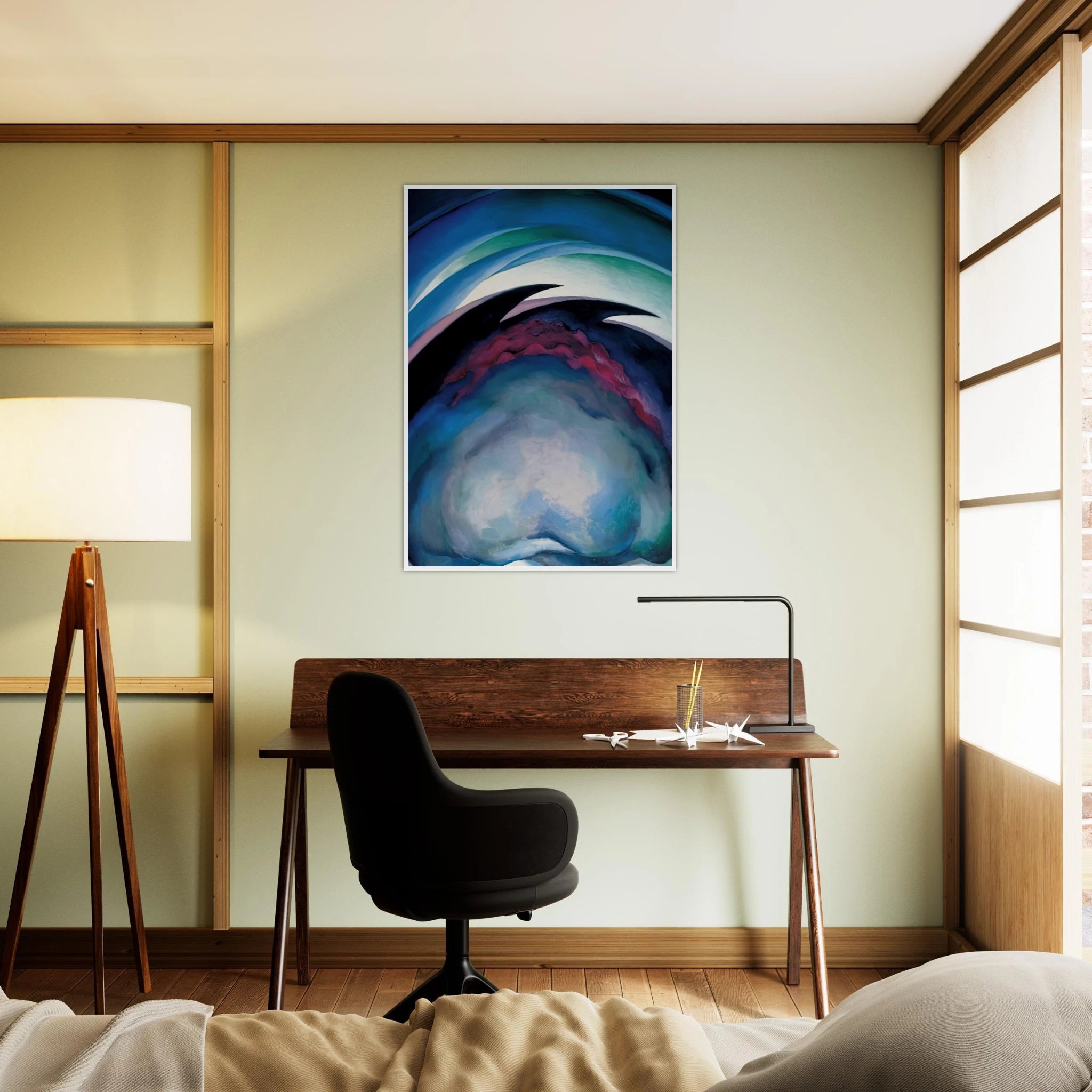 From the Plains I Framed Poster | Georgia O'Keeffe Framed Prints Wall Art | Georgia O Keeffe Prints