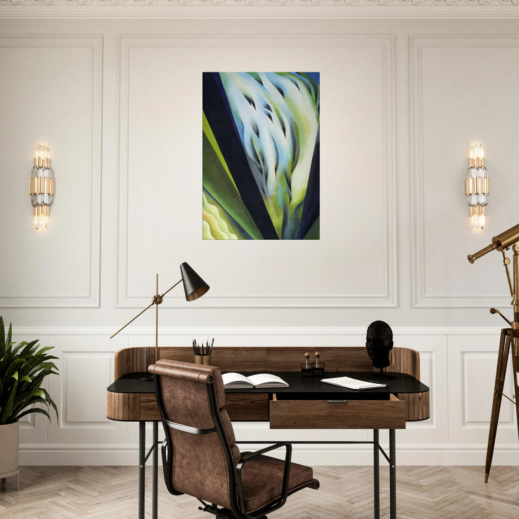 Blue and Green Music Canvas | Georgia O'Keeffe Canvas | Georgia O Keeffe Prints