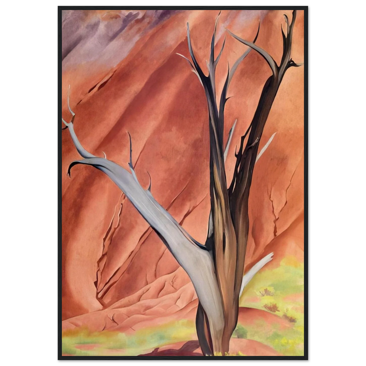 Gerald`s Tree Framed Poster | Georgia O'Keeffe Framed Prints Wall Art | Georgia O Keeffe Prints