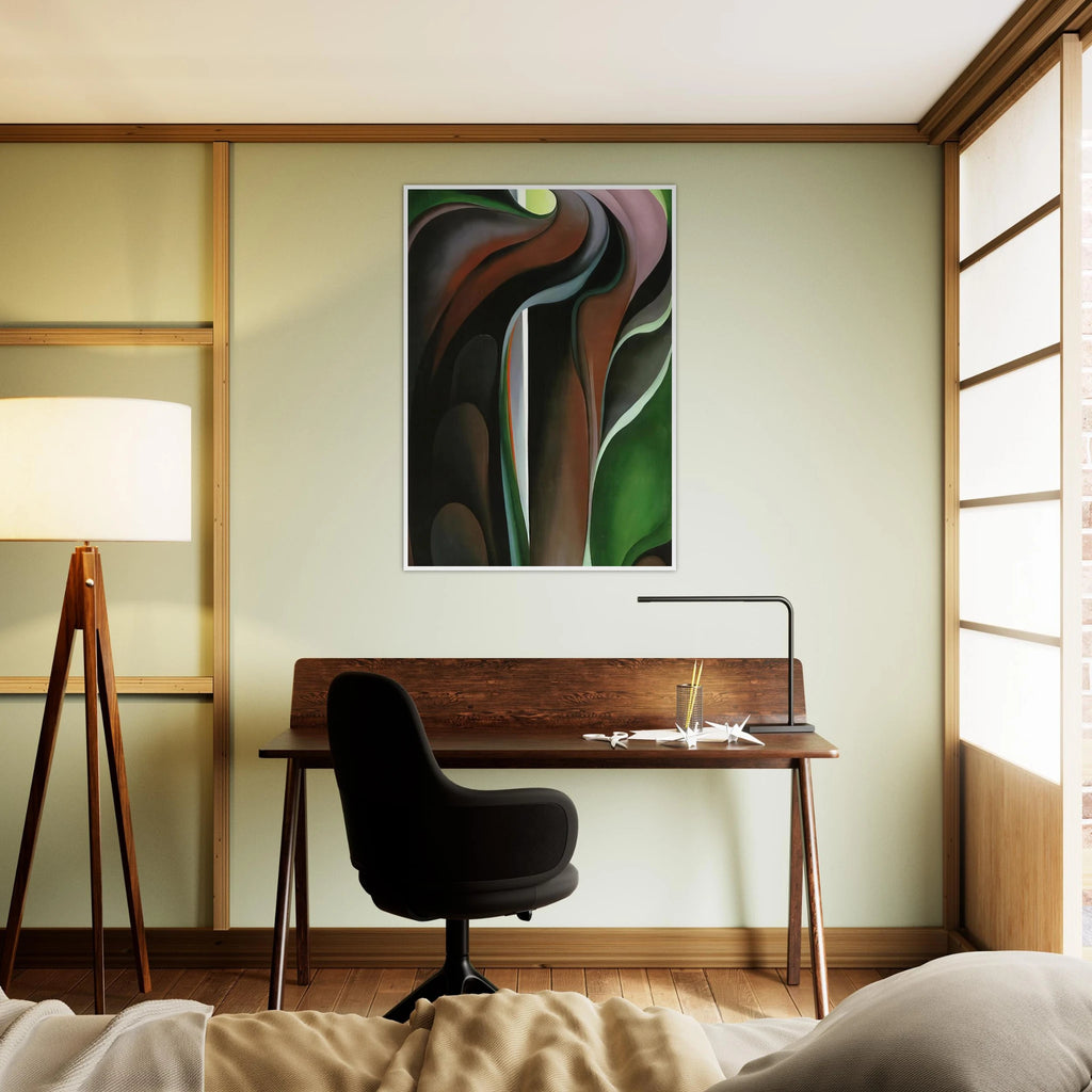 Jack-in-the-Pulpit ?V Framed Poster | Georgia O'Keeffe Framed Prints Wall Art | Georgia O Keeffe Prints