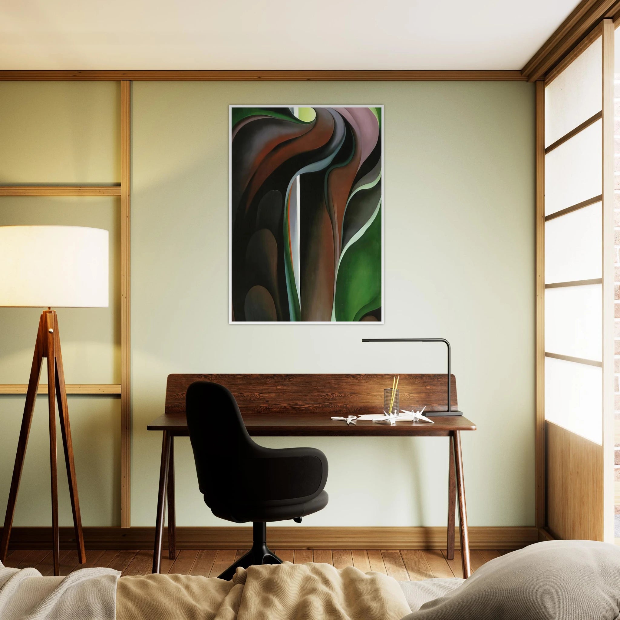 Jack-in-the-Pulpit ?V Framed Poster | Georgia O'Keeffe Framed Prints Wall Art | Georgia O Keeffe Prints