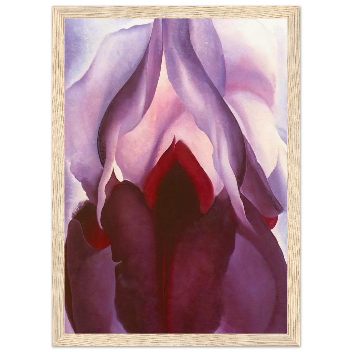 Flower of Life II Framed Poster | Georgia O'Keeffe Framed Prints Wall Art | Georgia O Keeffe Prints