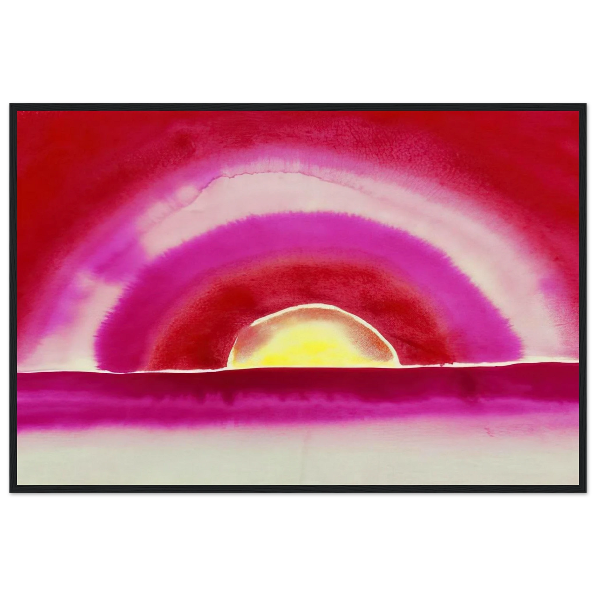 Sunrise Framed Poster | Georgia O'Keeffe Framed Prints Wall Art | Georgia O Keeffe Prints