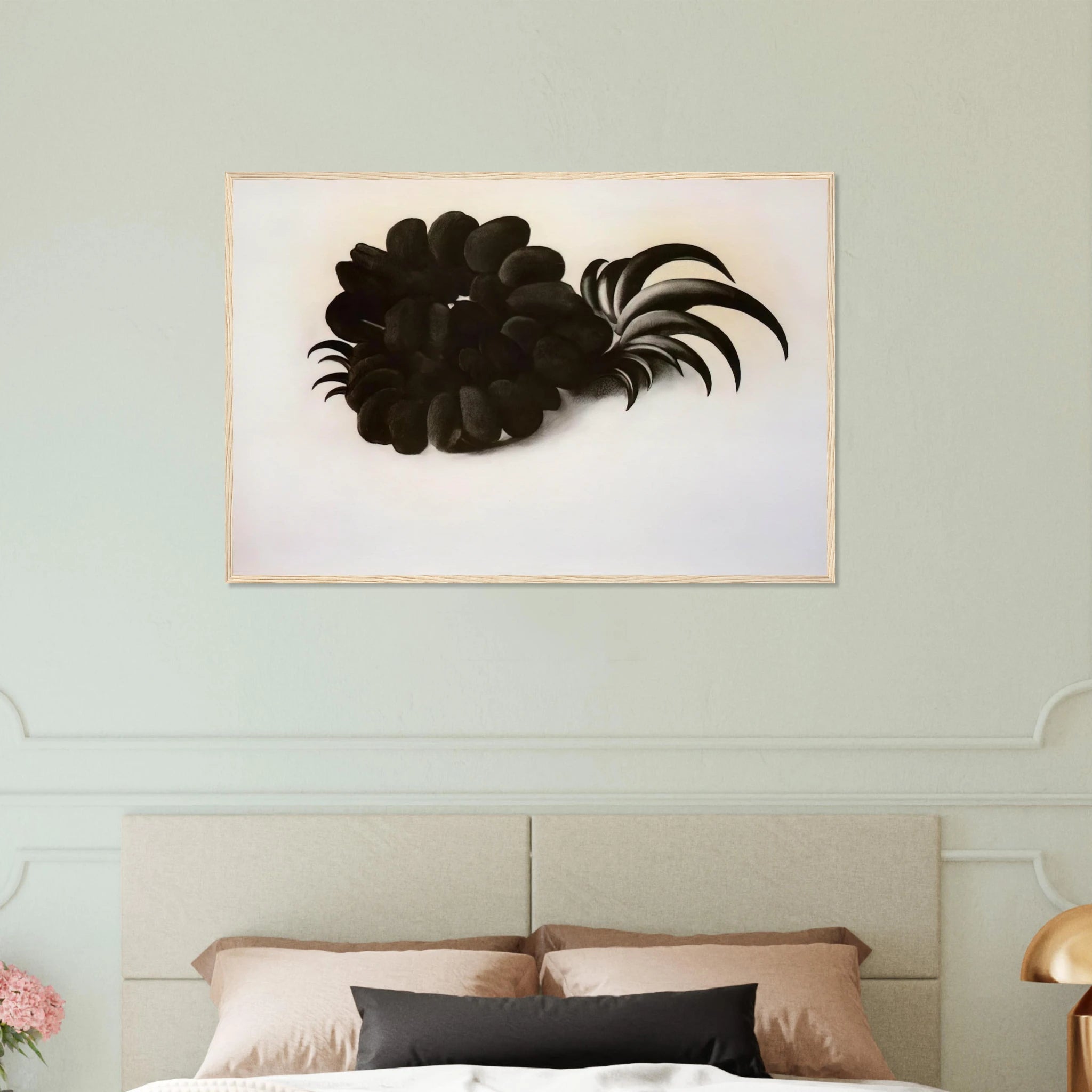 Eagle Claw and Bean Necklace Framed Poster | Georgia O'Keeffe Framed Prints Wall Art | Georgia O Keeffe Prints