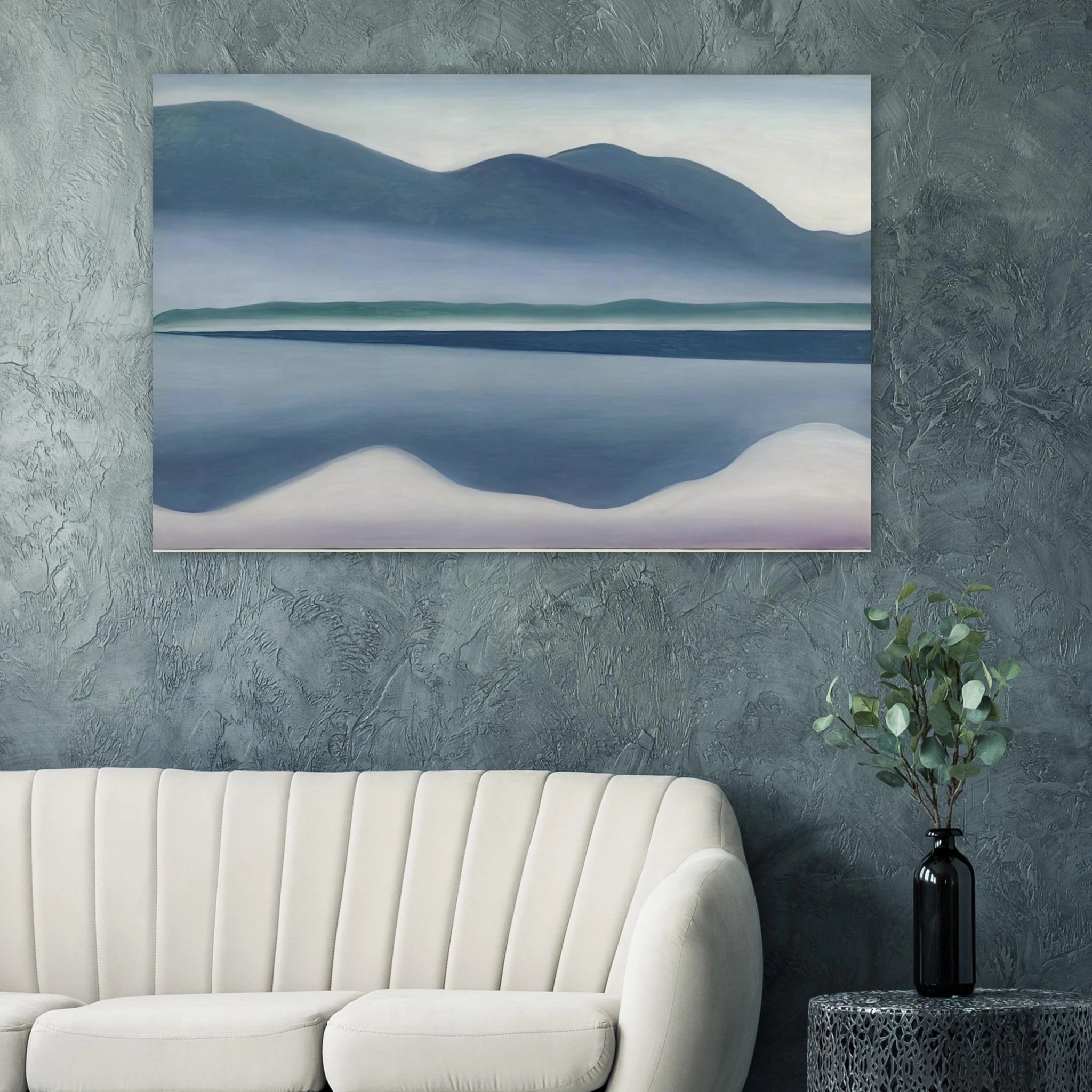 Lake George  formerly Reflection Seascape  Poster | Georgia O'Keeffe Poster | Georgia O Keeffe Prints