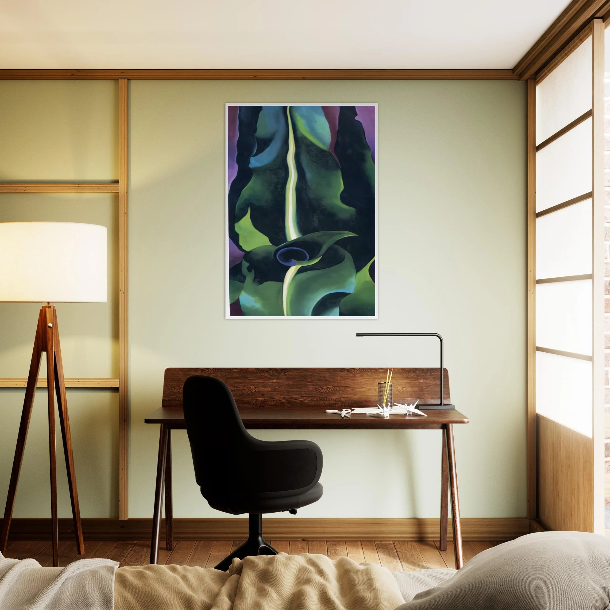 Corn, Dark I Framed Poster | Georgia O'Keeffe Framed Prints Wall Art | Georgia O Keeffe Prints