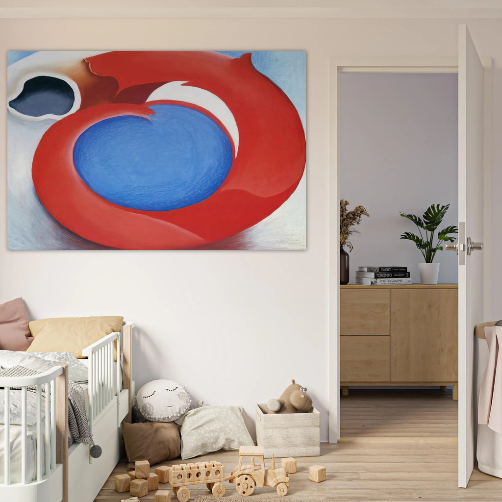 Goat's Horn With Red Poster | Georgia O'Keeffe Poster | Georgia O Keeffe Prints