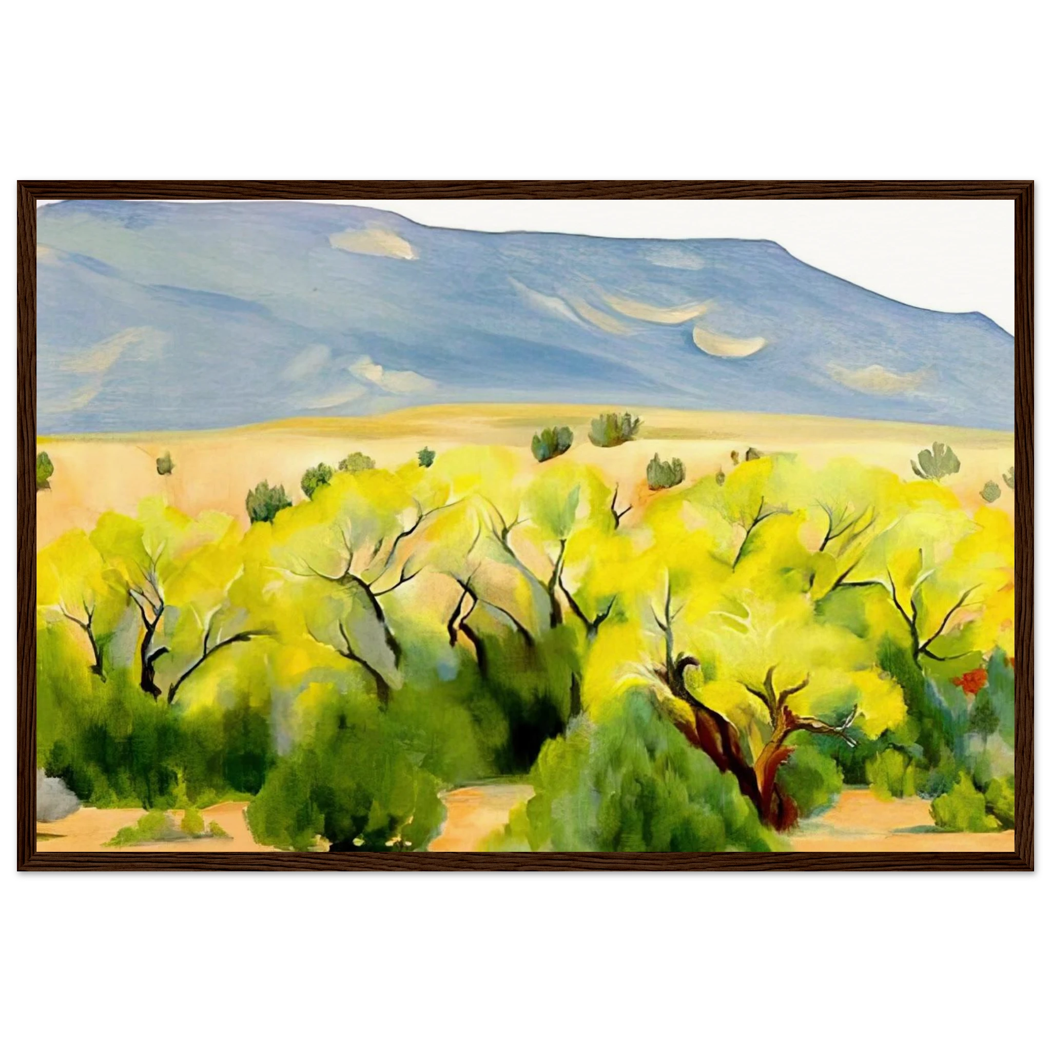 Cottonwood III Framed Poster | Georgia O'Keeffe Framed Prints Wall Art | Georgia O Keeffe Prints