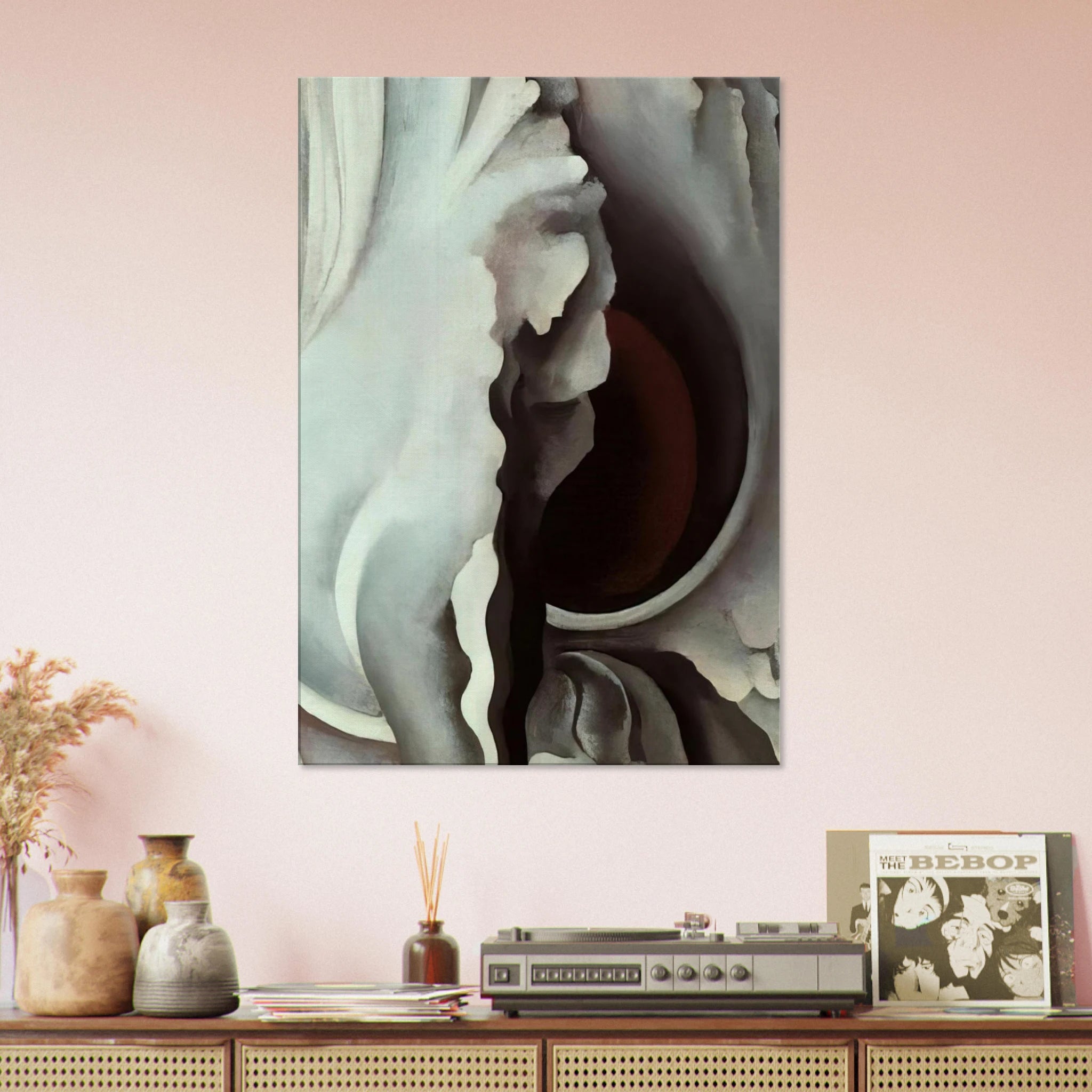 Black Iris Canvas | Georgia O'Keeffe Canvas | Georgia O Keeffe Prints