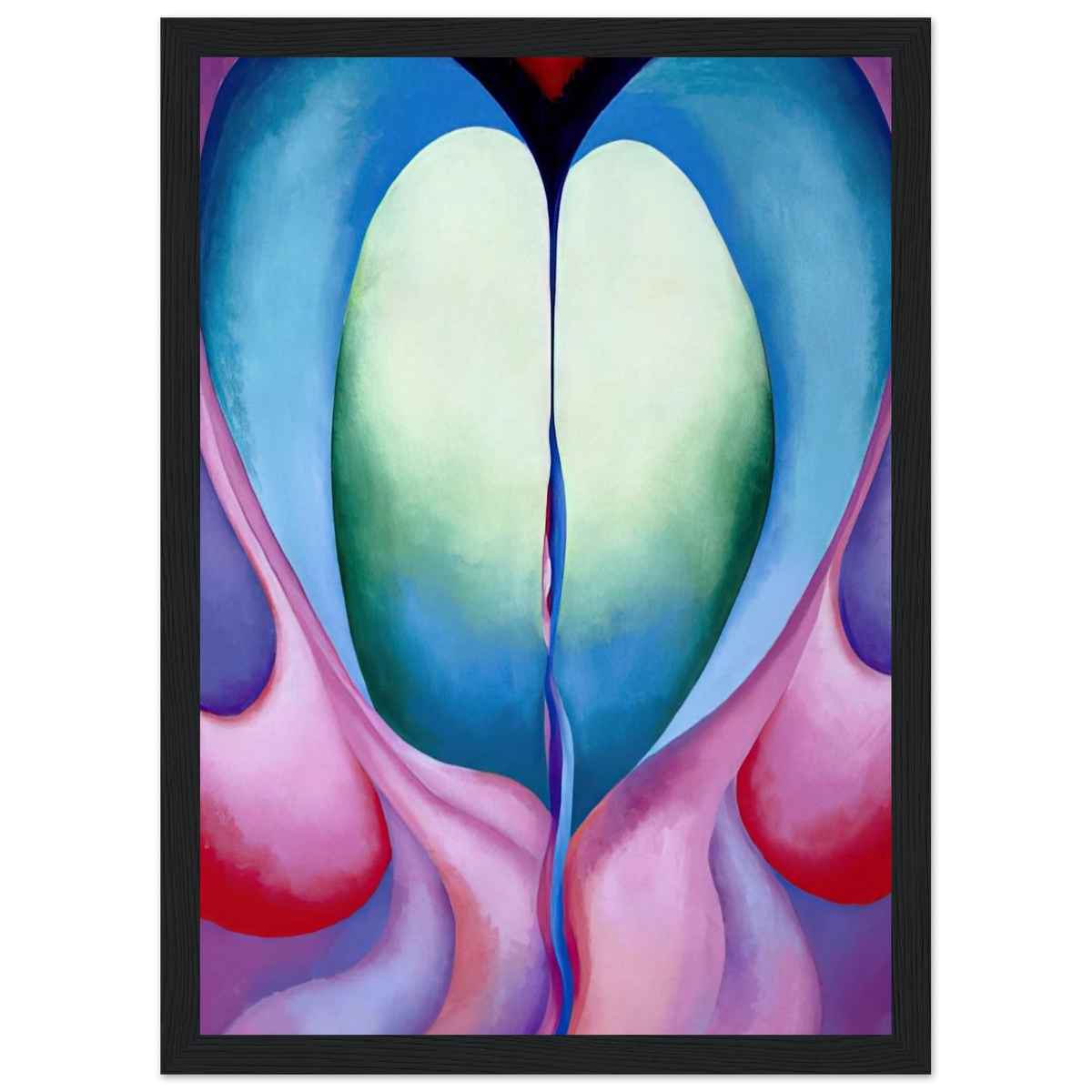 Series I, No. 8 Framed Poster | Georgia O'Keeffe Framed Prints Wall Art | Georgia O Keeffe Prints