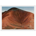 Small Purple Hills Framed Poster | Georgia O'Keeffe Framed Prints Wall Art | Georgia O Keeffe Prints