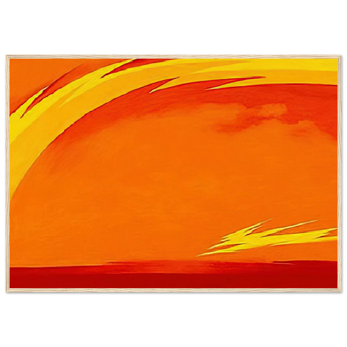 From the Plains II Framed Poster | Georgia O'Keeffe Framed Prints Wall Art | Georgia O Keeffe Prints