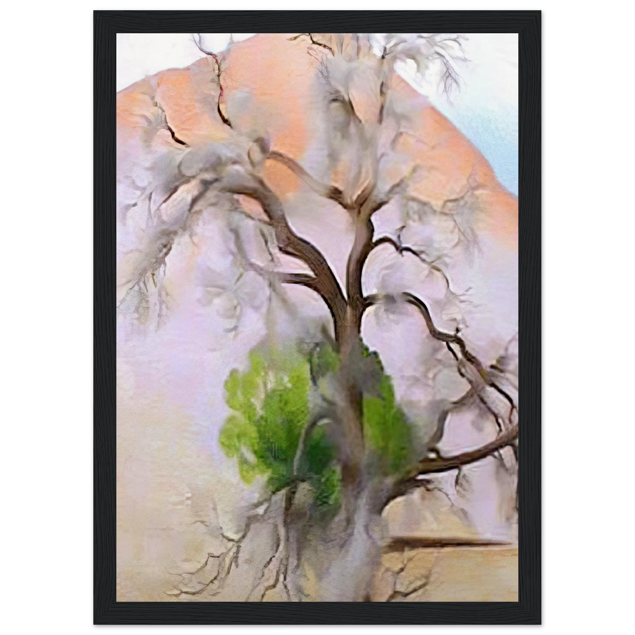 Pinons with Cedar Framed Poster | Georgia O'Keeffe Framed Prints Wall Art | Georgia O Keeffe Prints