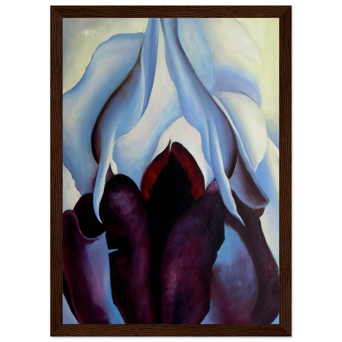 Flower of Life Framed Poster | Georgia O'Keeffe Framed Prints Wall Art | Georgia O Keeffe Prints