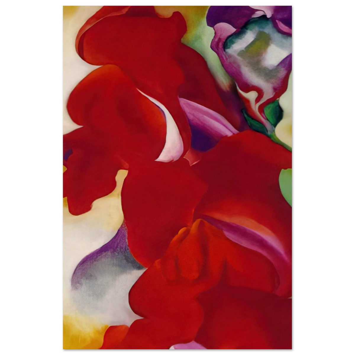 Red Snapdragons Poster | Georgia O'Keeffe Poster | Georgia O Keeffe Prints
