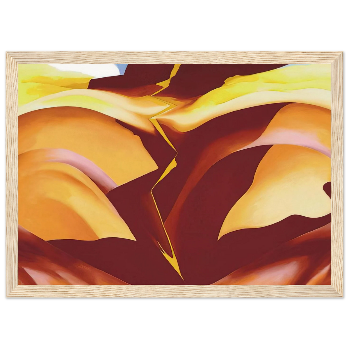 Black Place IV Framed Poster | Georgia O'Keeffe Framed Prints Wall Art | Georgia O Keeffe Prints
