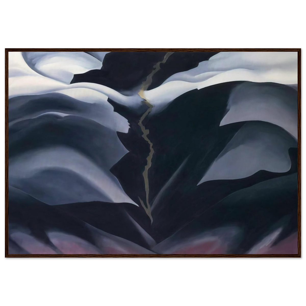 Black Place II Framed Poster | Georgia O'Keeffe Framed Prints Wall Art | Georgia O Keeffe Prints