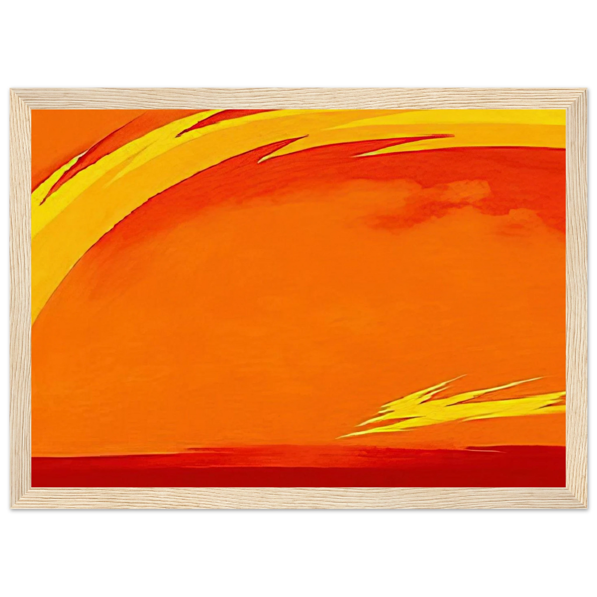 From the Plains II Framed Poster | Georgia O'Keeffe Framed Prints Wall Art | Georgia O Keeffe Prints