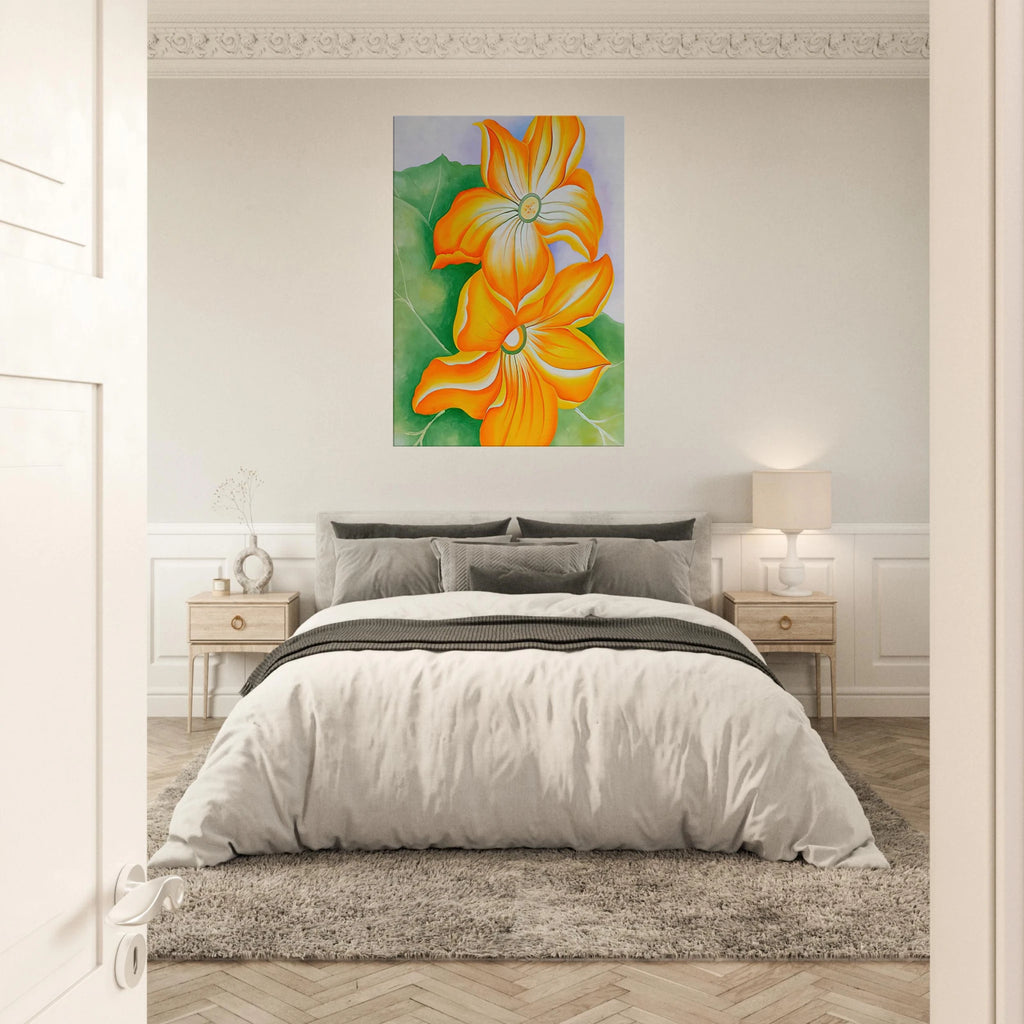 Squash Blossoms Canvas | Georgia O'Keeffe Canvas | Georgia O Keeffe Prints