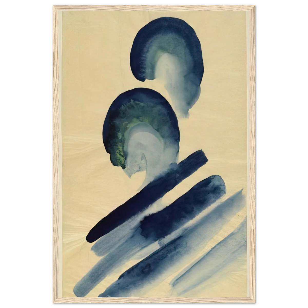 Blue-02 Framed Poster | Georgia O'Keeffe Framed Prints Wall Art | Georgia O Keeffe Prints