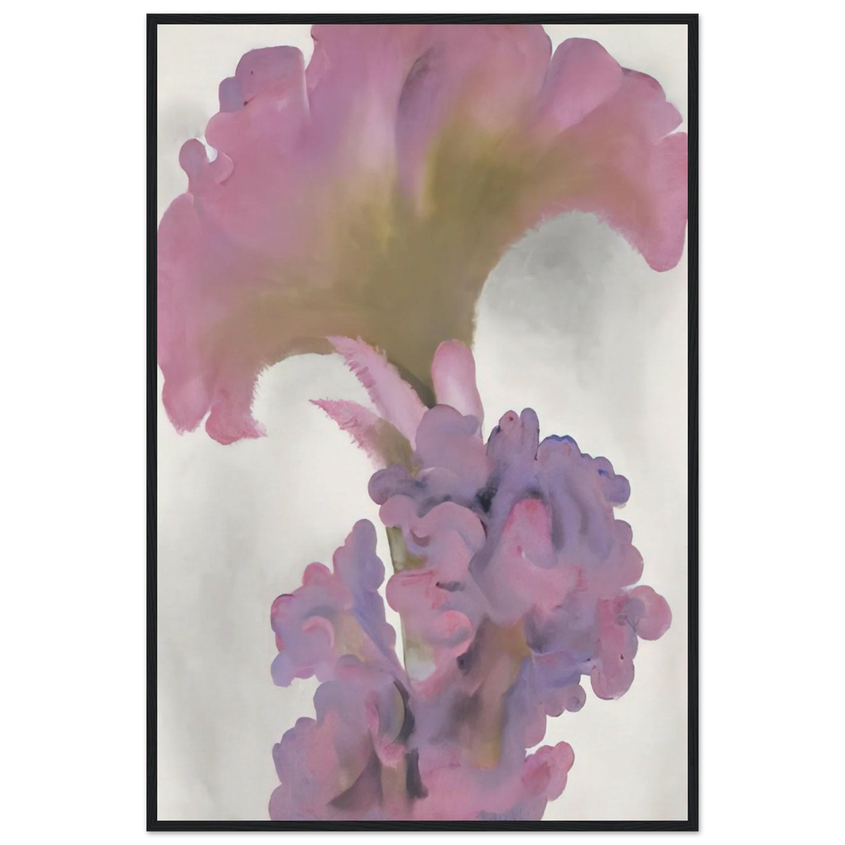 Coxcomb Framed Poster | Georgia O'Keeffe Framed Prints Wall Art | Georgia O Keeffe Prints