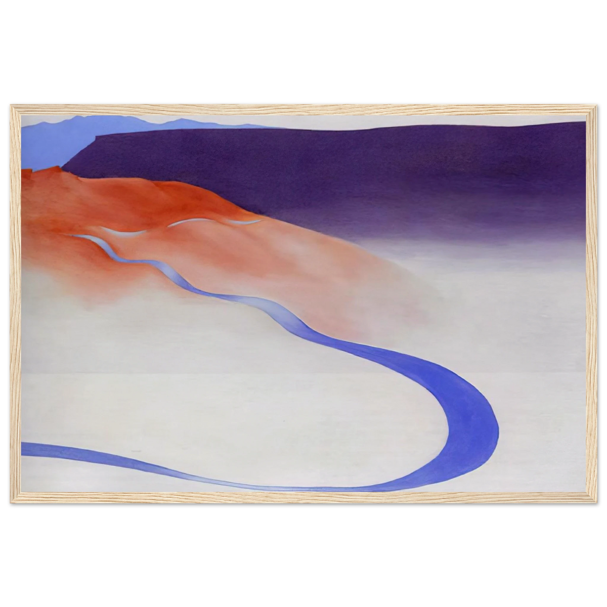 Road to the Ranch Framed Poster | Georgia O'Keeffe Framed Prints Wall Art | Georgia O Keeffe Prints