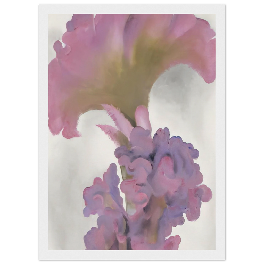 Coxcomb Framed Poster | Georgia O'Keeffe Framed Prints Wall Art | Georgia O Keeffe Prints