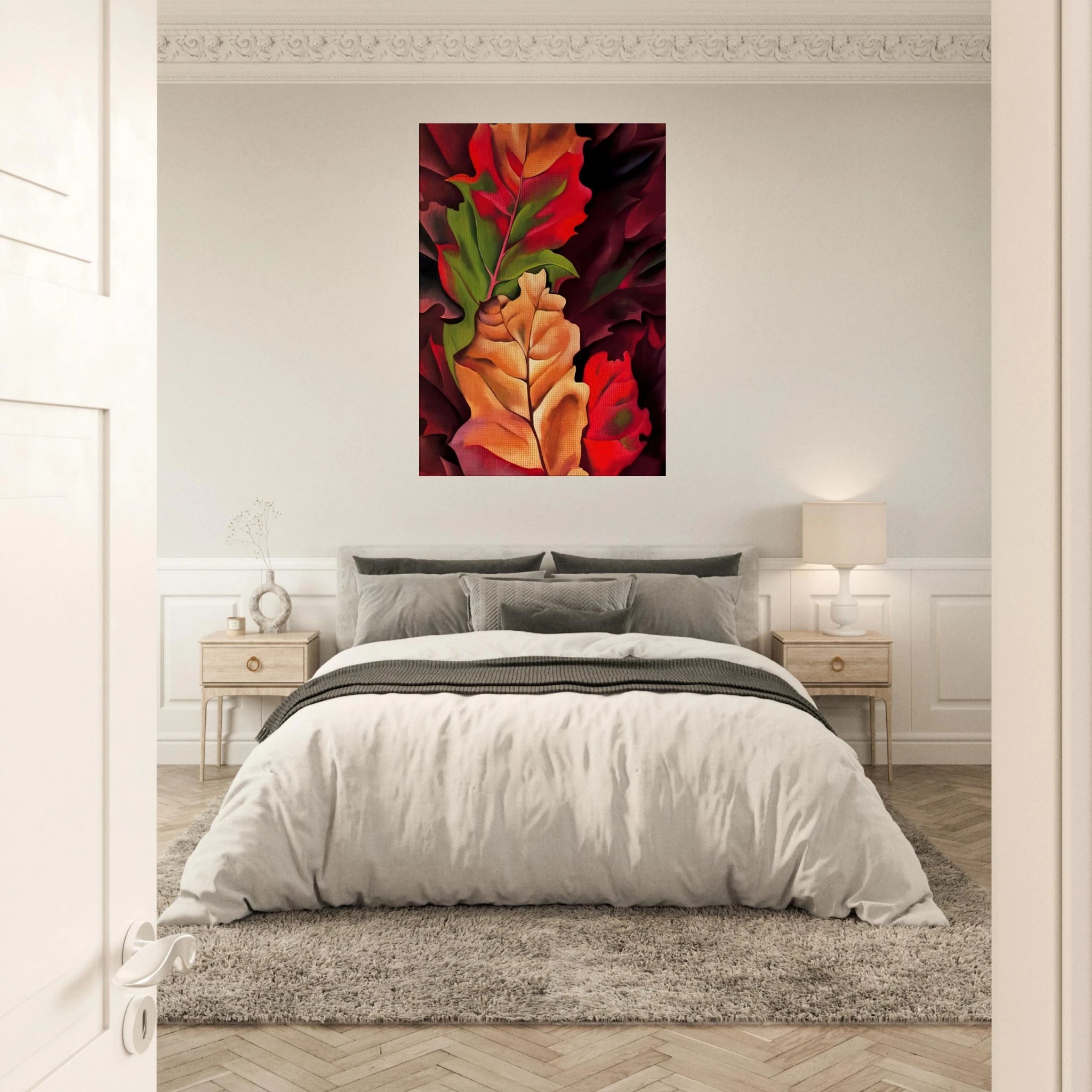 Autumn Leaves - Lake George, N.Y. Canvas | Georgia O'Keeffe Canvas | Georgia O Keeffe Prints