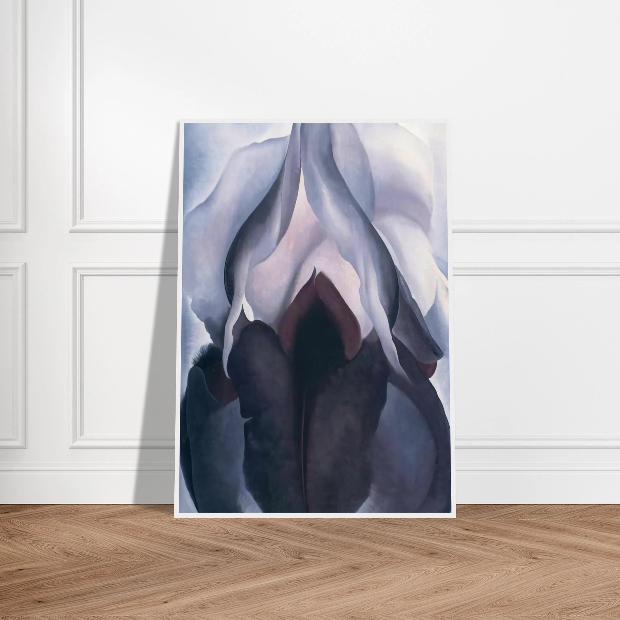 Black Iris III Framed Poster | Georgia O'Keeffe Framed Prints Wall Art | Georgia O Keeffe Prints