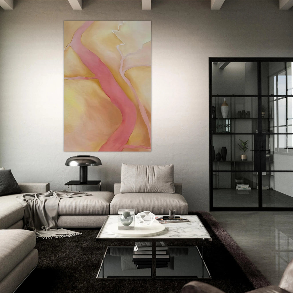 It Was Yellow and Pink II Poster | Georgia O'Keeffe Poster | Georgia O Keeffe Prints