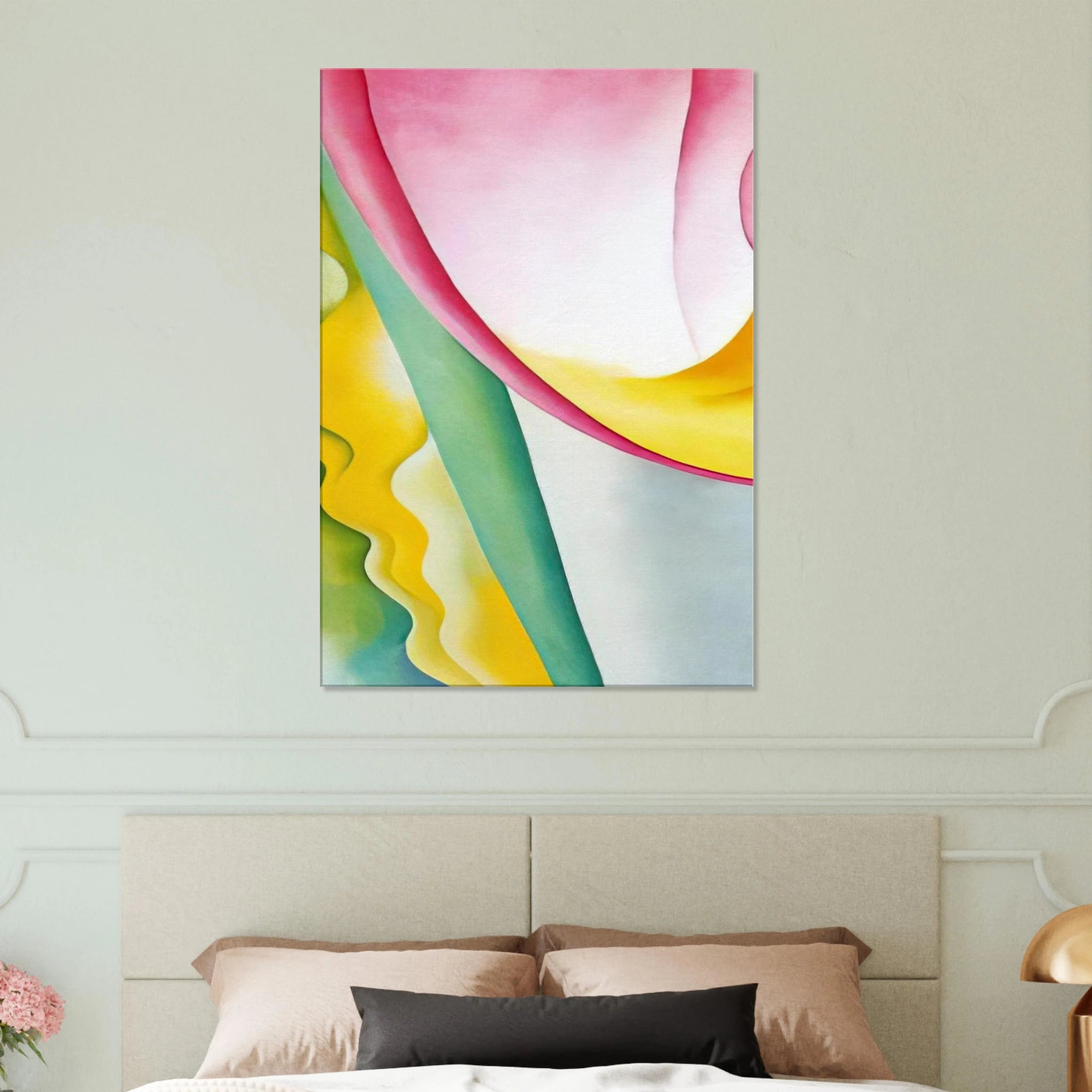 Abstraction No. 77  Tulip  Canvas | Georgia O'Keeffe Canvas | Georgia O Keeffe Prints
