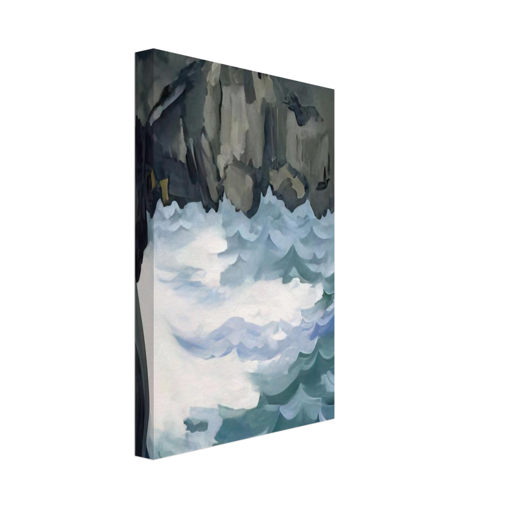 Black Lava Bridge, Hana Coast-No. I Canvas | Georgia O'Keeffe Canvas | Georgia O Keeffe Prints