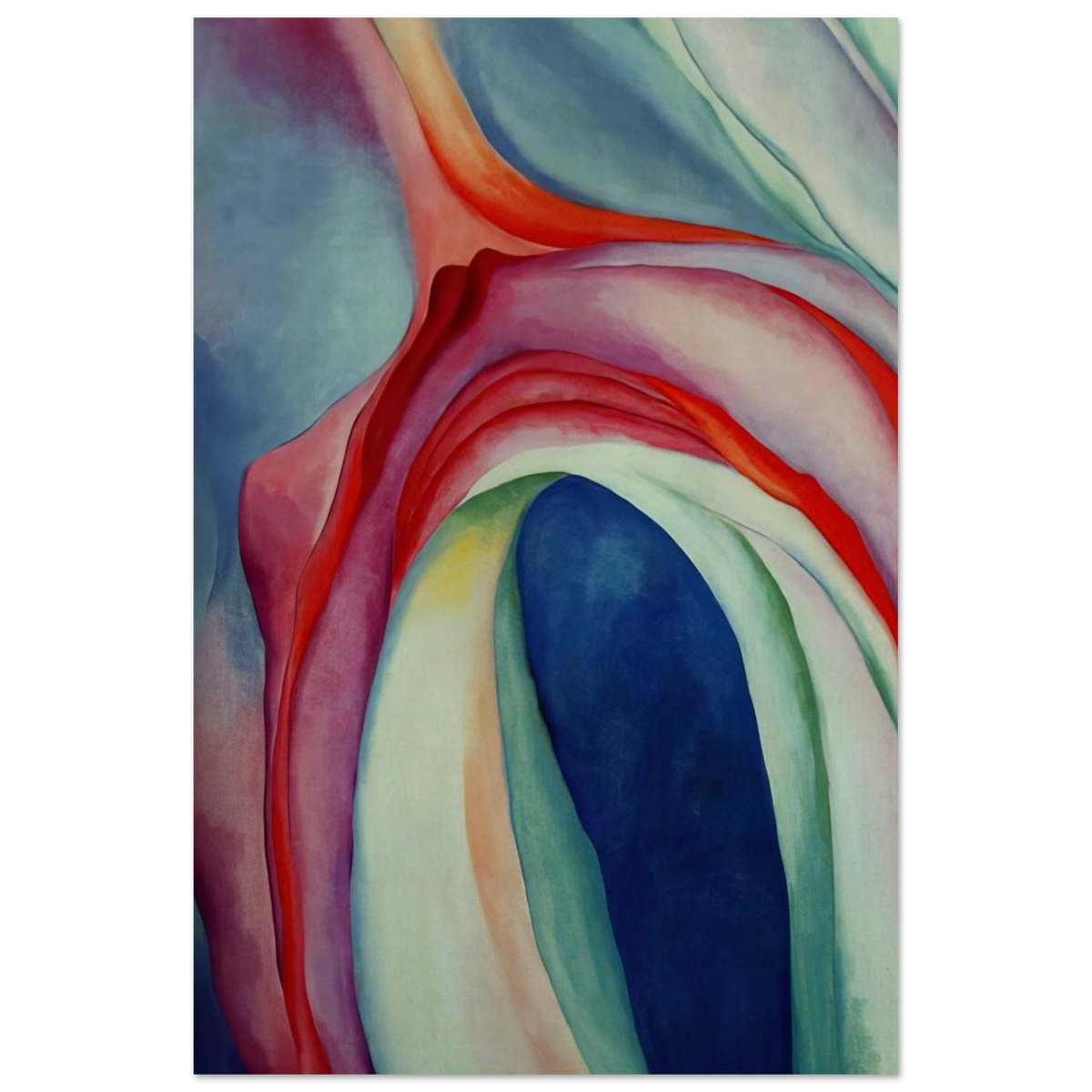 Music Pink and Blue II Poster | Georgia O'Keeffe Poster | Georgia O Keeffe Prints