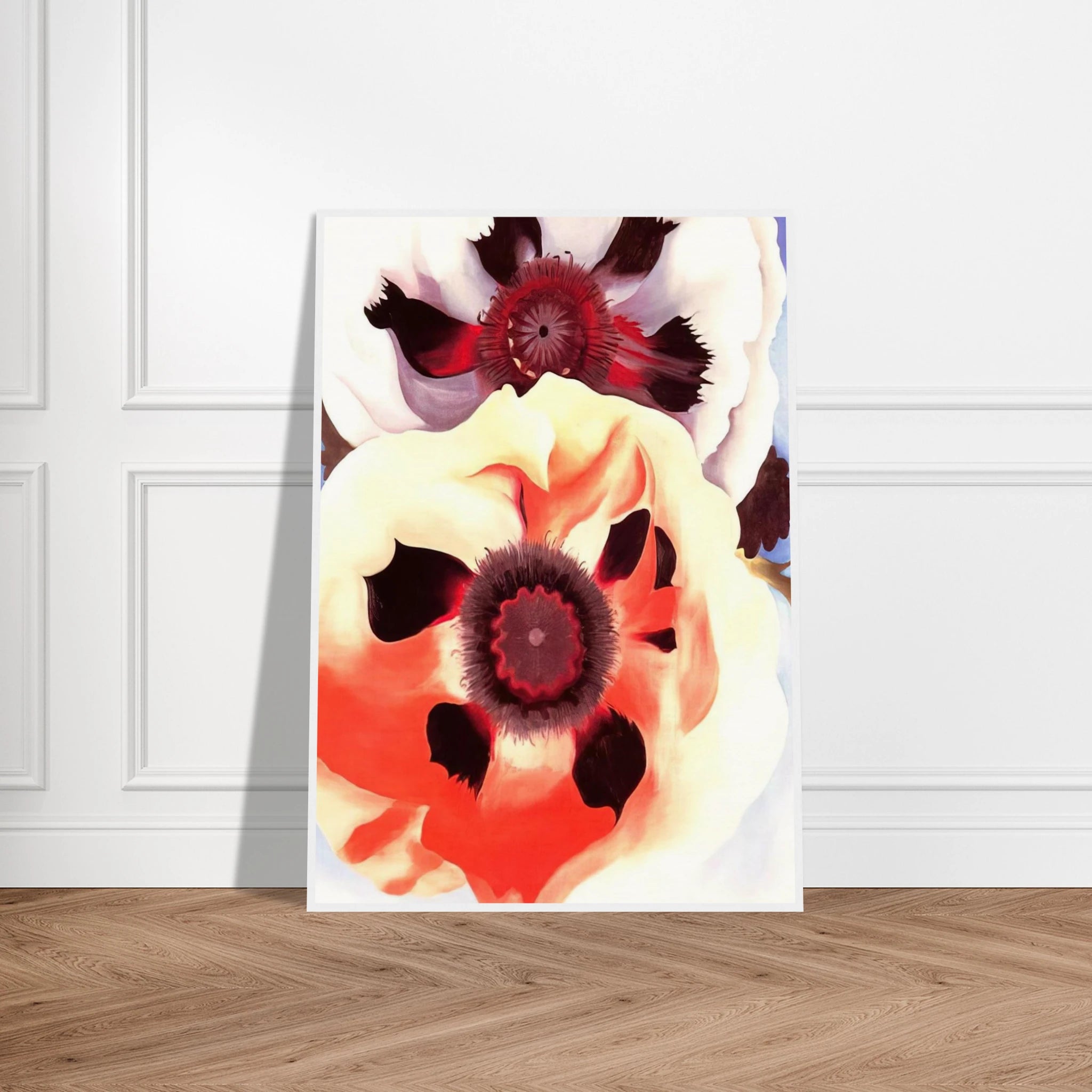 Poppies Framed Poster | Georgia O'Keeffe Framed Prints Wall Art | Georgia O Keeffe Prints
