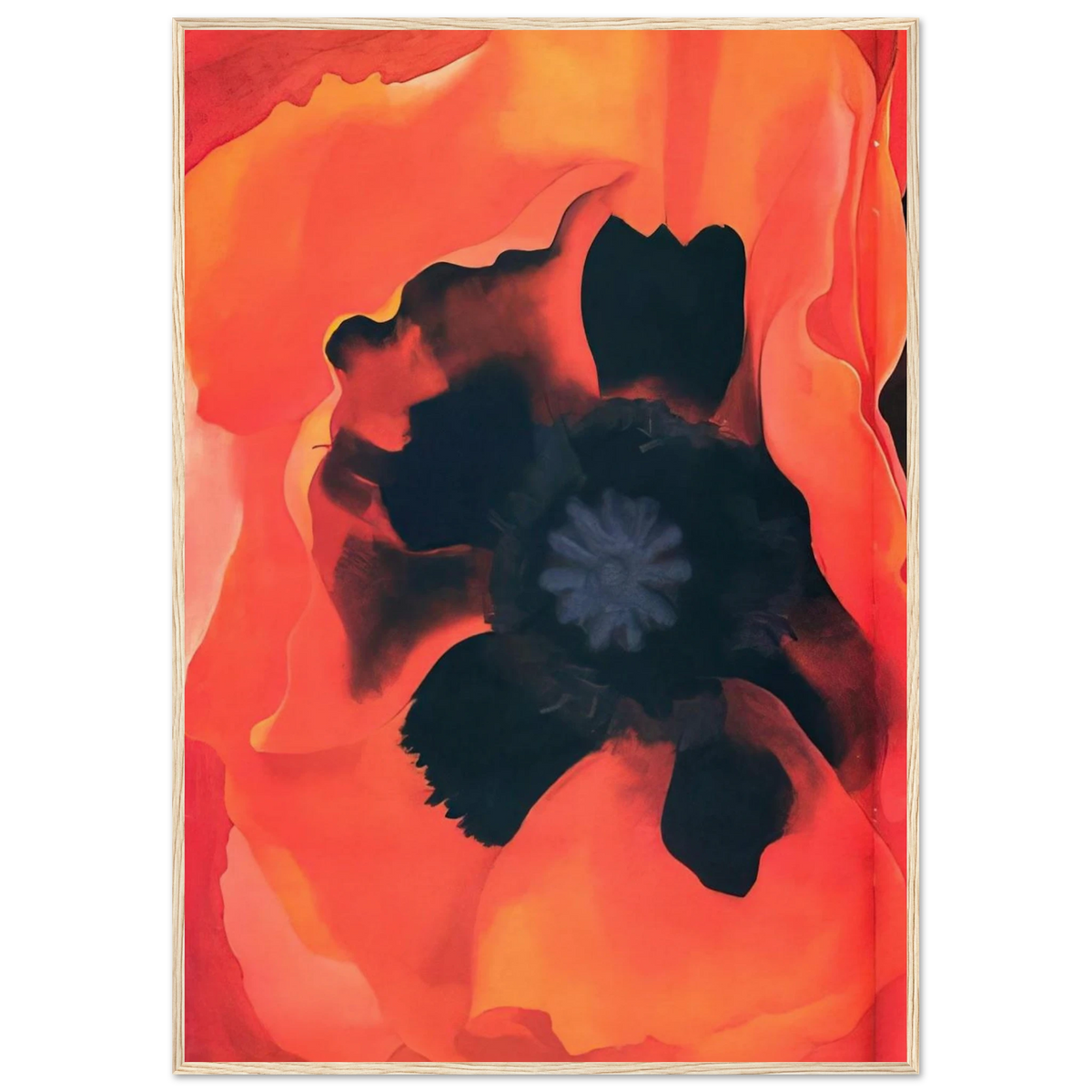 Poppy 2 Framed Poster | Georgia O'Keeffe Framed Prints Wall Art | Georgia O Keeffe Prints