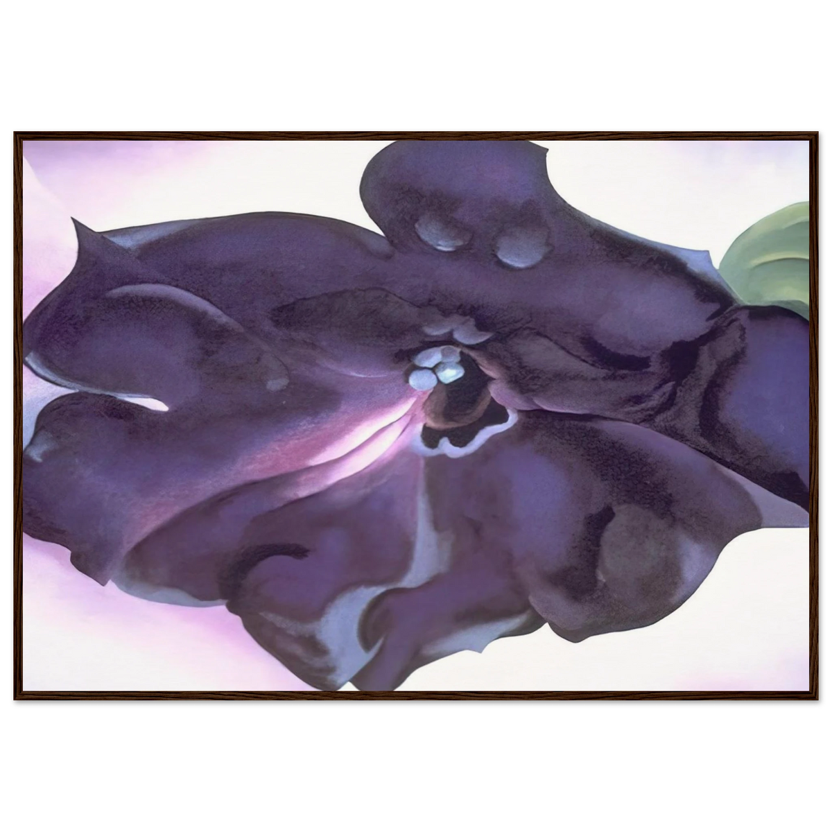Petunia Framed Poster | Georgia O'Keeffe Framed Prints Wall Art | Georgia O Keeffe Prints