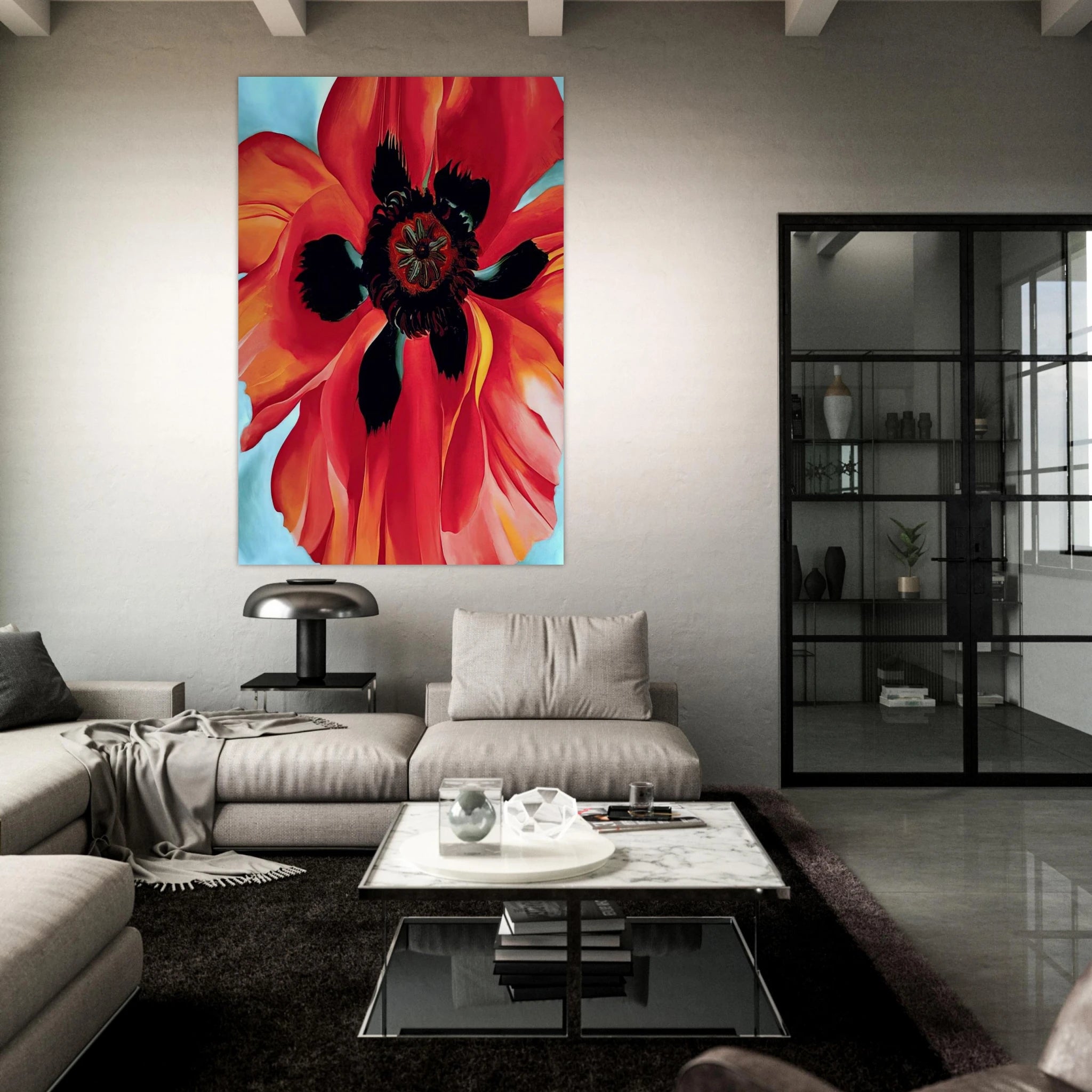 Red Poppy VI Poster | Georgia O'Keeffe Poster | Georgia O Keeffe Prints